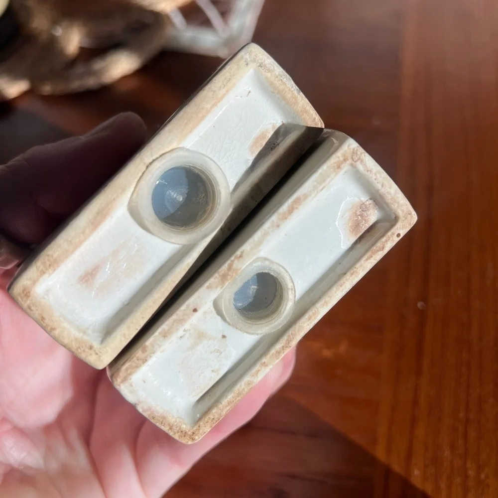 Vintage Figgjo Flint Norway Salt & Pepper Shakers + Spoon Rest Turi Scandinavian